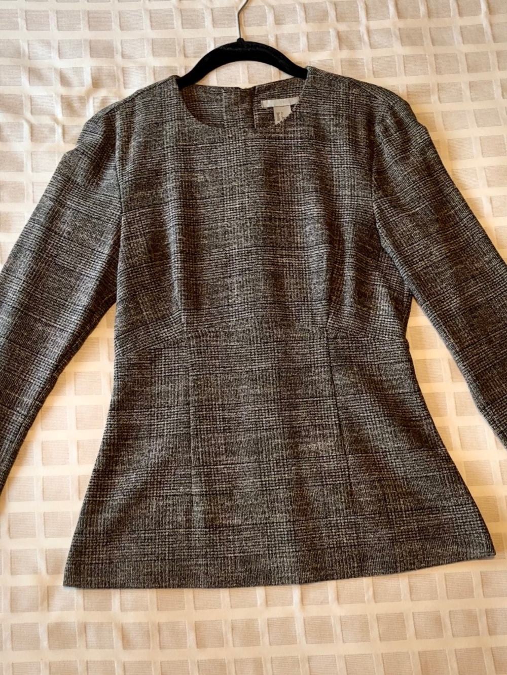H&M Zipper-back Stretch Dress Top